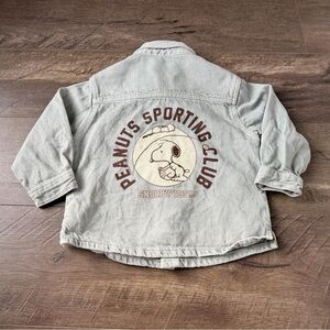 12-18m Peanuts Snoopy Sporting Club Jean Jacket
